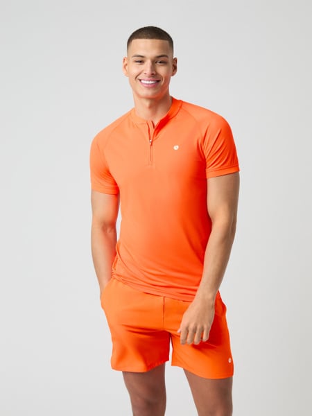 Björn Borg Ace Zip Polo Shirt Orange, XXL