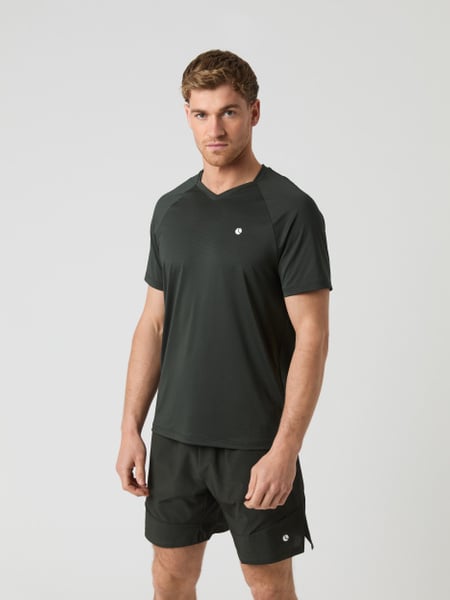 Björn Borg Ace V-neck T-shirt Grøn, M