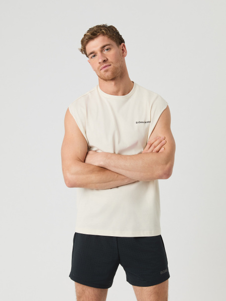 Björn Borg Borg Gym Sleeveless T-shirt Hvid, S