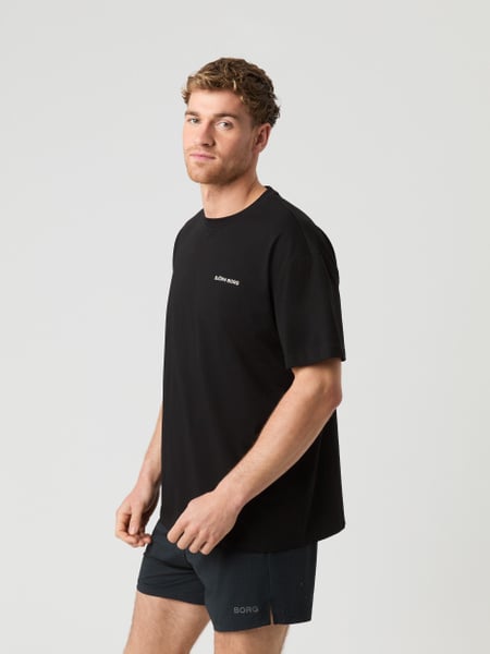Björn Borg Borg Gym Oversized T-shirt Sort, XL