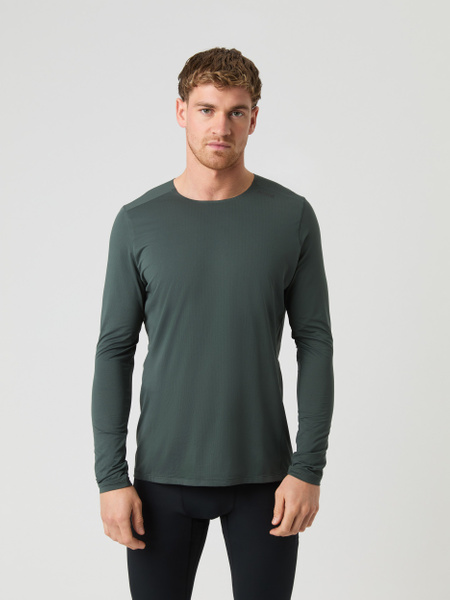 Björn Borg Borg Running Feather Long Sleeve T-shirt Grøn, M