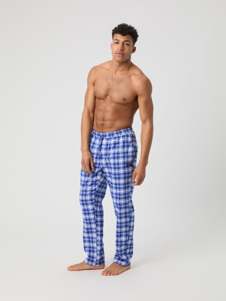Björn Borg Core Flannel Pyjama Pants Blå, M