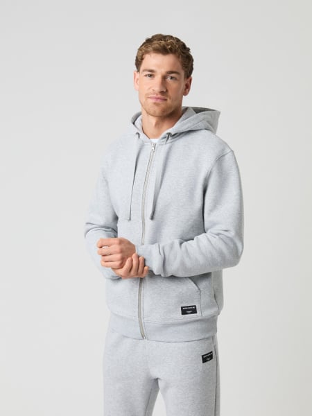 Björn Borg Centre Zip Hoodie Grå, L