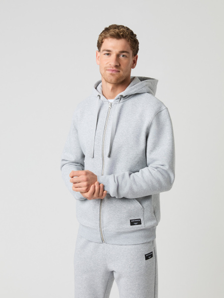 Björn Borg Centre Zip Hoodie Grå, XL
