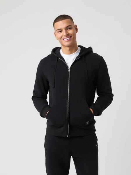 Björn Borg Centre Zip Hoodie Sort, XXL