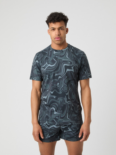 Björn Borg Borg Running Perforated T-shirt Grå, XXL