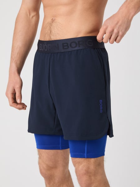 Björn Borg Borg 2 In 1 Shorts Marineblå, S