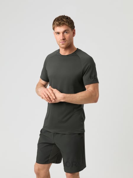 Björn Borg Borg Mesh Panel T-shirt Grøn, S