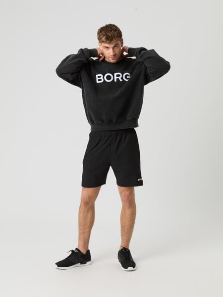 Björn Borg Borg Oversized Logo Sweatshirt Sort, XL