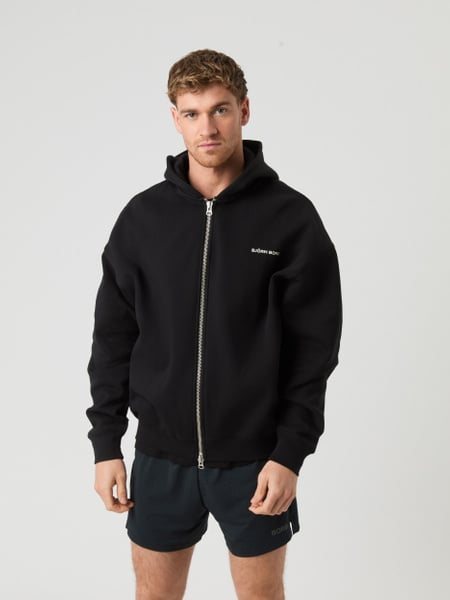 Björn Borg Borg Oversized Zip Hoodie Sort, S