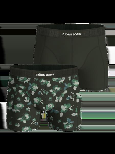 Björn Borg Organic Cotton Stretch Boxers 2-pack Grøn, L
