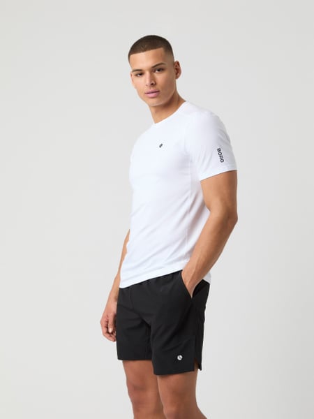 Björn Borg Ace Mesh Panel T-shirt Hvid, XXL