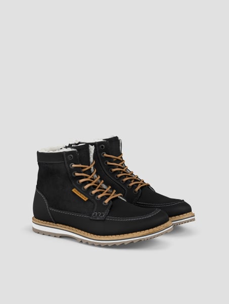 Björn Borg Men´s Leather Boots Martyn Sort, 40
