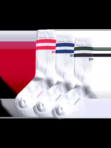 Björn Borg Core Crew Socks 3-pack Hvid, 36-40