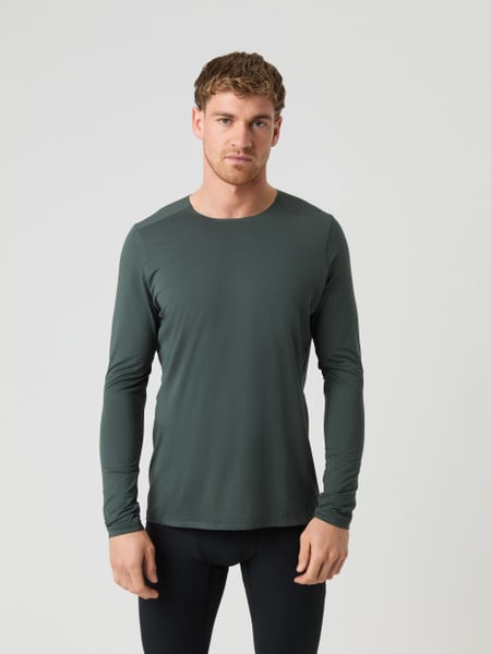 Björn Borg Borg Running Feather Long Sleeve T-shirt Grøn, XXL