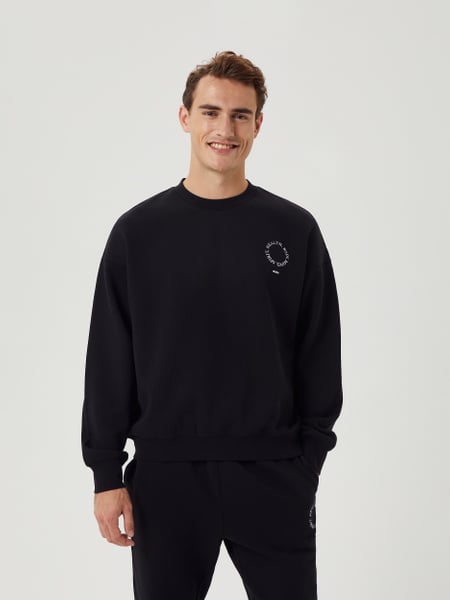 Björn Borg Borg Oversized Crew Sort, XXL