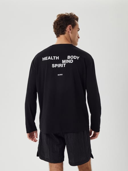 Björn Borg Borg Gym Long Sleeve T-shirt Sort, M