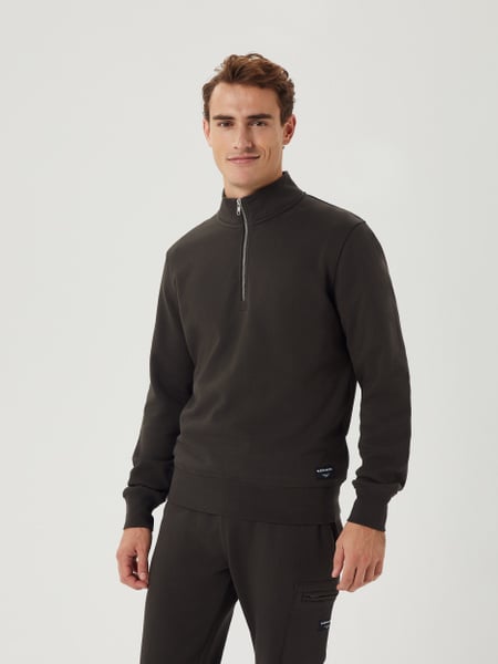 Björn Borg Centre Half Zip Grøn, XL