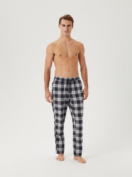 Björn Borg Core Flannel Pyjama Pants Sort, XS