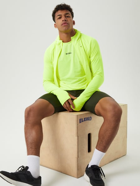 Björn Borg Borg Running Mid Layer Hood Gul, S
