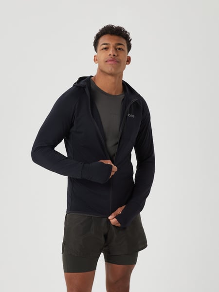 Björn Borg Borg Running Mid Layer Hood Sort, XL