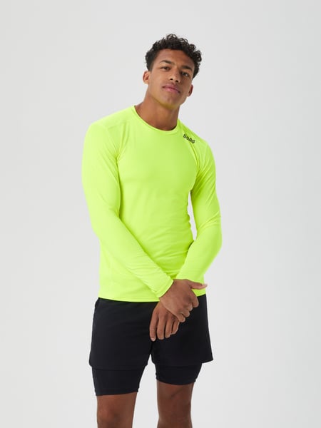 Björn Borg Borg Long Sleeve Tech T-shirt Gul, XL