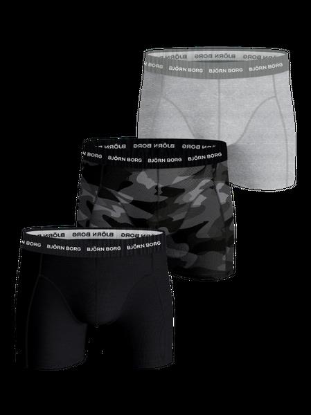 Se Björn Borg Cotton Stretch Boxers 3-pack Multi, M hos Björn Borg
