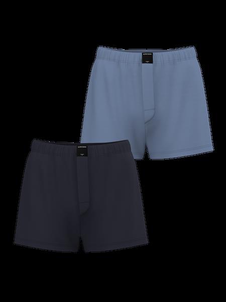 Björn Borg Cotton Stretch Woven Boxer Shorts 2-pack Blå, L