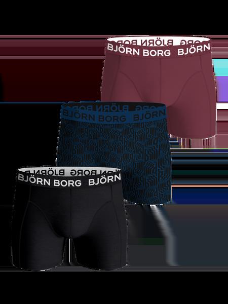Björn Borg Cotton Stretch Boxers 3-pack Multi, 122-128