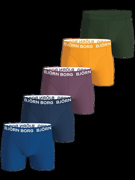 Björn Borg Cotton Stretch Boxers 5-pack Multi, 122-128