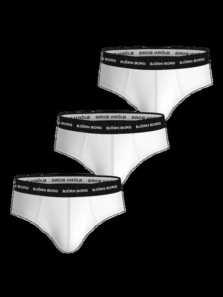 Björn Borg Cotton Stretch Briefs 3-pack Hvid, XXL
