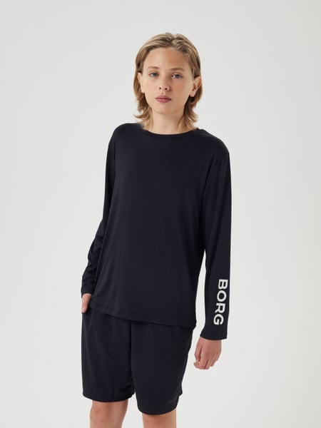 Björn Borg Borg Long Sleeve T-shirt Sort, 146-152