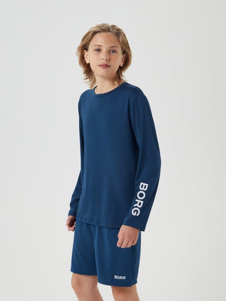 Björn Borg Borg Long Sleeve T-shirt Blå, 122-128