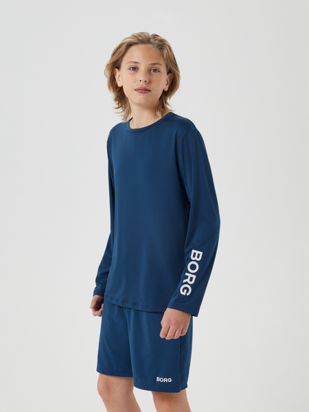 Björn Borg Borg Long Sleeve T-shirt Blå, 158-164