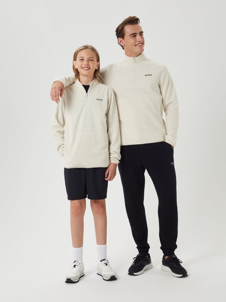 Björn Borg Borg Half Zip Fleece Hvid, 134-140