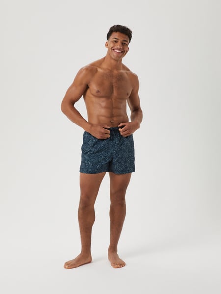 Björn Borg Borg Print Swim Shorts Blå, S