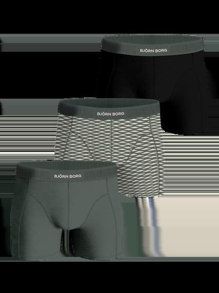 Björn Borg Premium Cotton Stretch Boxer 3-pack Multi, XS