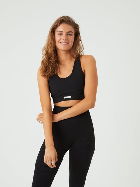 Björn Borg Studio Low Seamless Bra Sort, SM