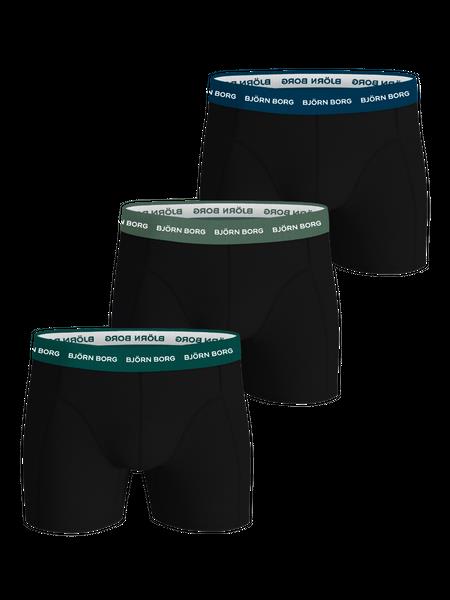 Björn Borg Cotton Stretch Boxers 3-pack Sort, L