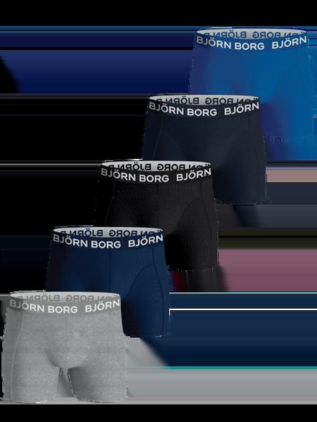 Björn Borg Cotton Stretch Boxers 5-pack Multi, 134-140