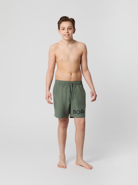 Björn Borg Borg Swim Shorts Grøn, 134-140