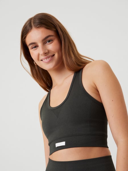Björn Borg Performance Low Seamless Bra Grøn, ML