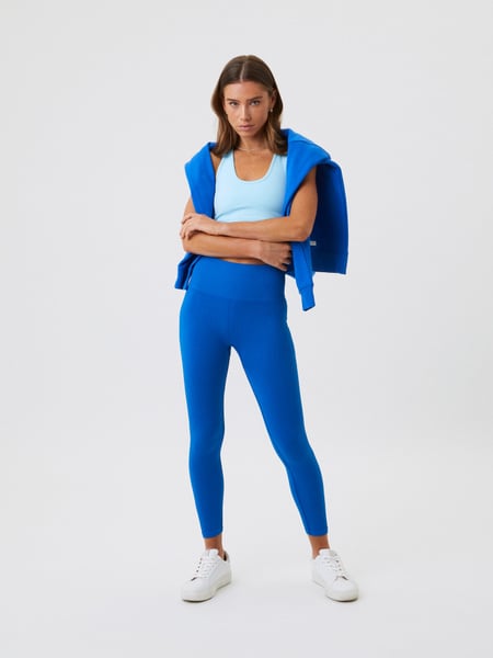 Björn Borg Borg Seamless Rib Tights Blå, S