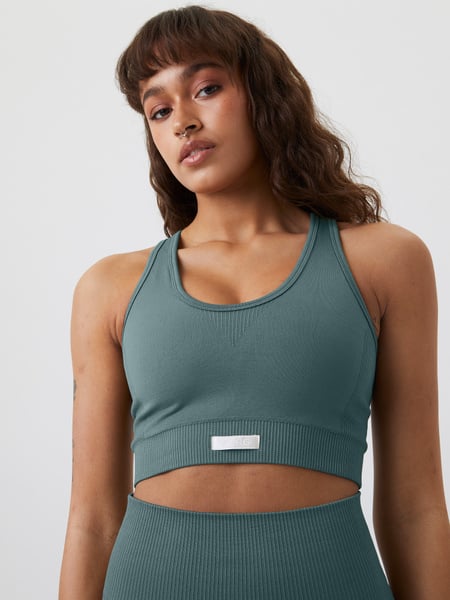 Björn Borg Studio Low Seamless Bra Grøn, ML