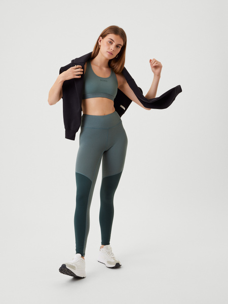 Björn Borg Borg High Waist Tonal Tights Grøn, XS