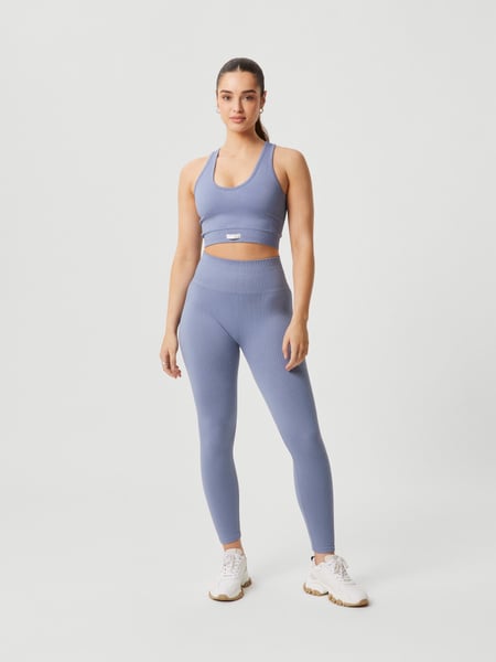 Björn Borg Borg Seamless Rib Tights Blå, L
