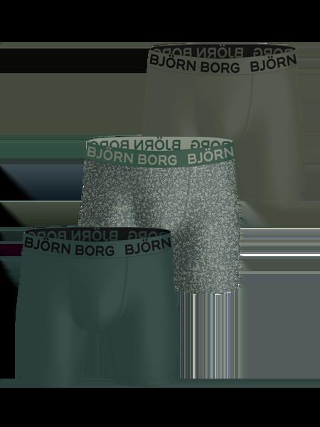 Björn Borg Sports Microfiber Boxers 3-pack Grøn, XXL