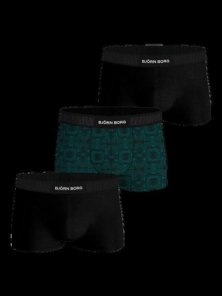 Se Björn Borg Organic Cotton Stretch Trunks 3-pack Multi, M hos Björn Borg