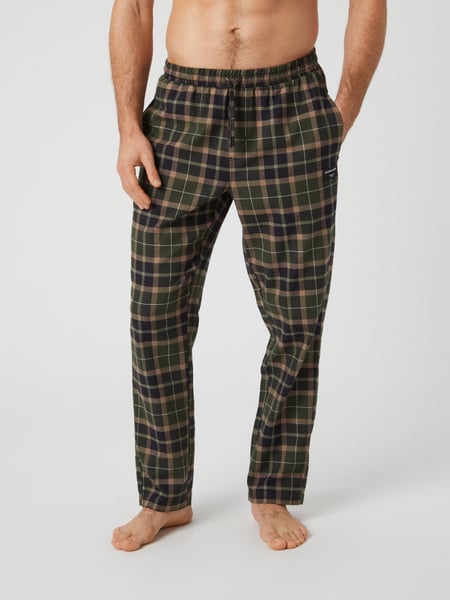 Björn Borg Core Flannel Pyjama Pants Grøn, S