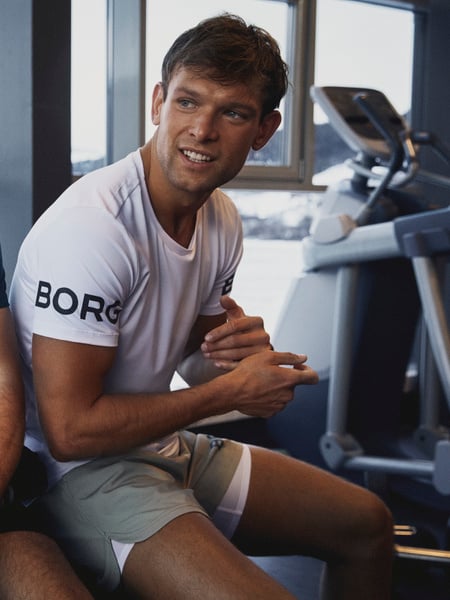 Björn Borg Borg T-shirt Hvid, XL